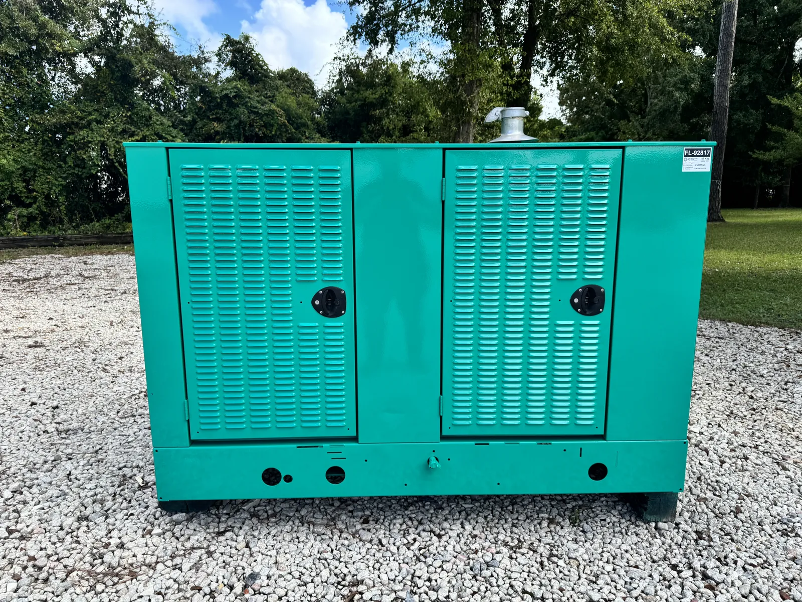 3 47kw cummins industrial generator unit 092817 engine