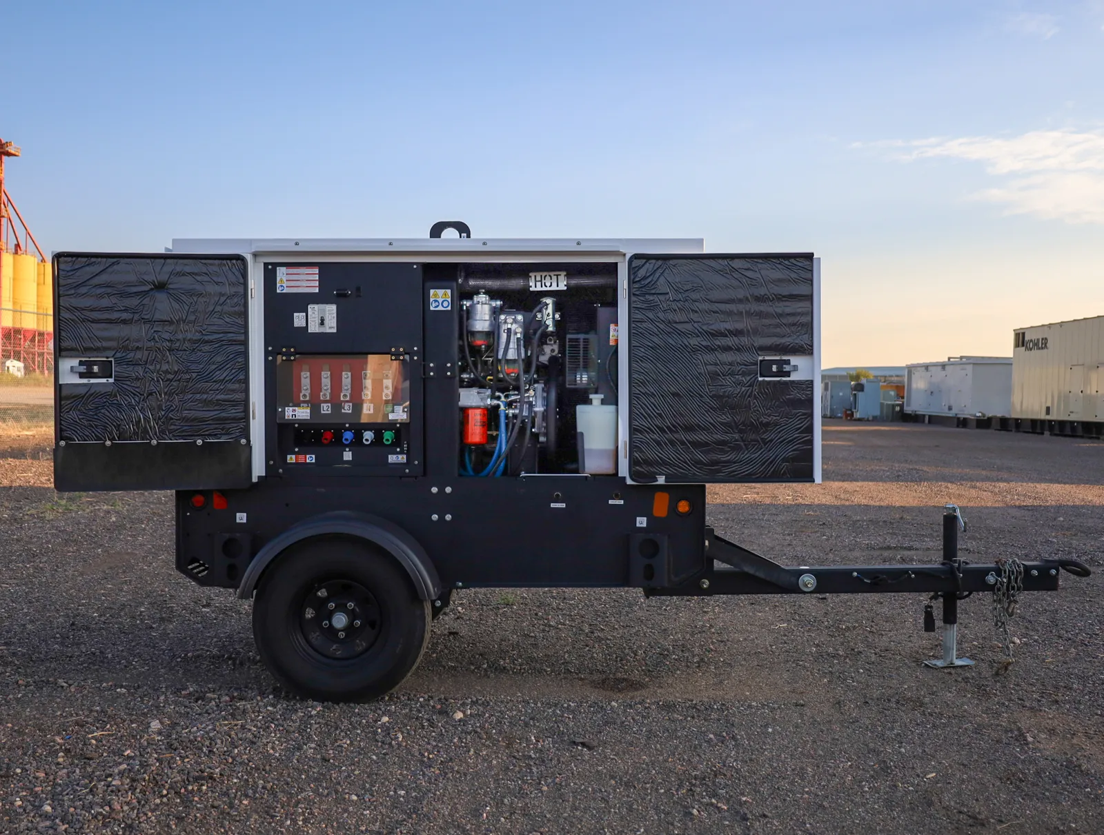 4 25kw generac industrial generator unit 092753 engine