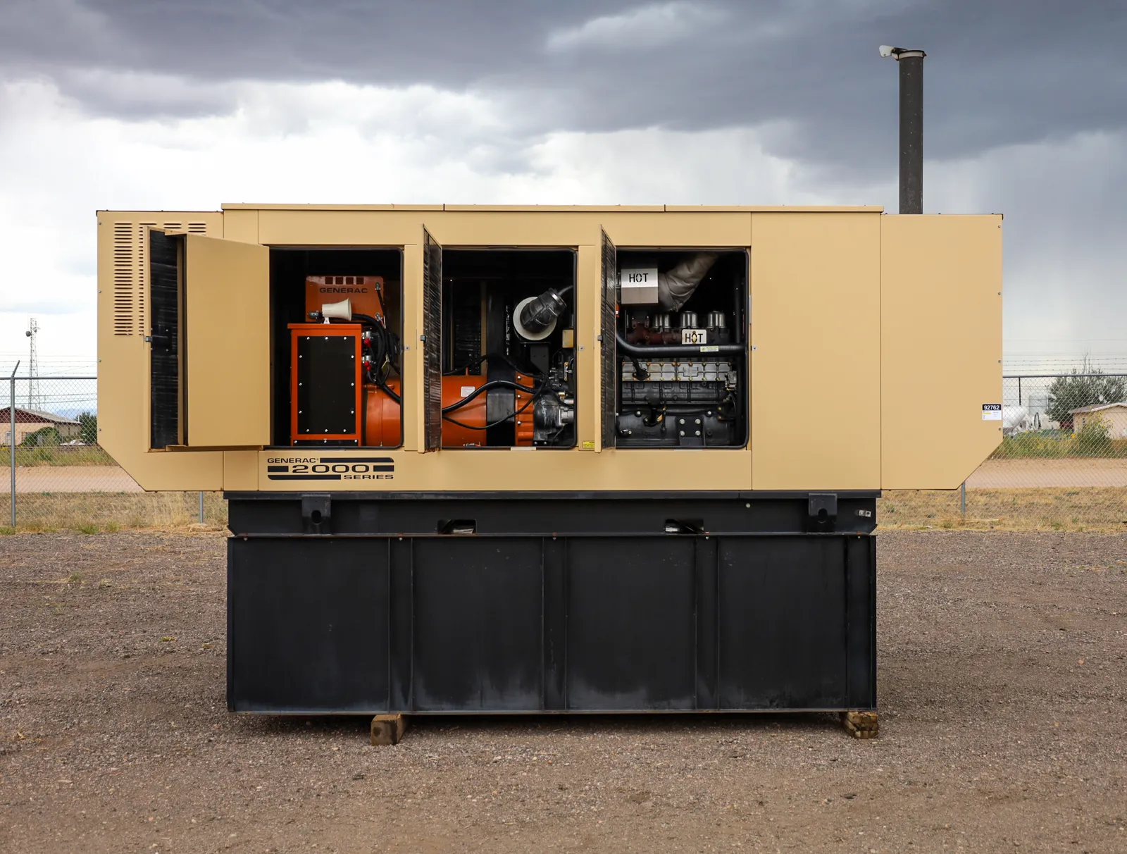 4 300kw generac industrial generator unit 092762 engine