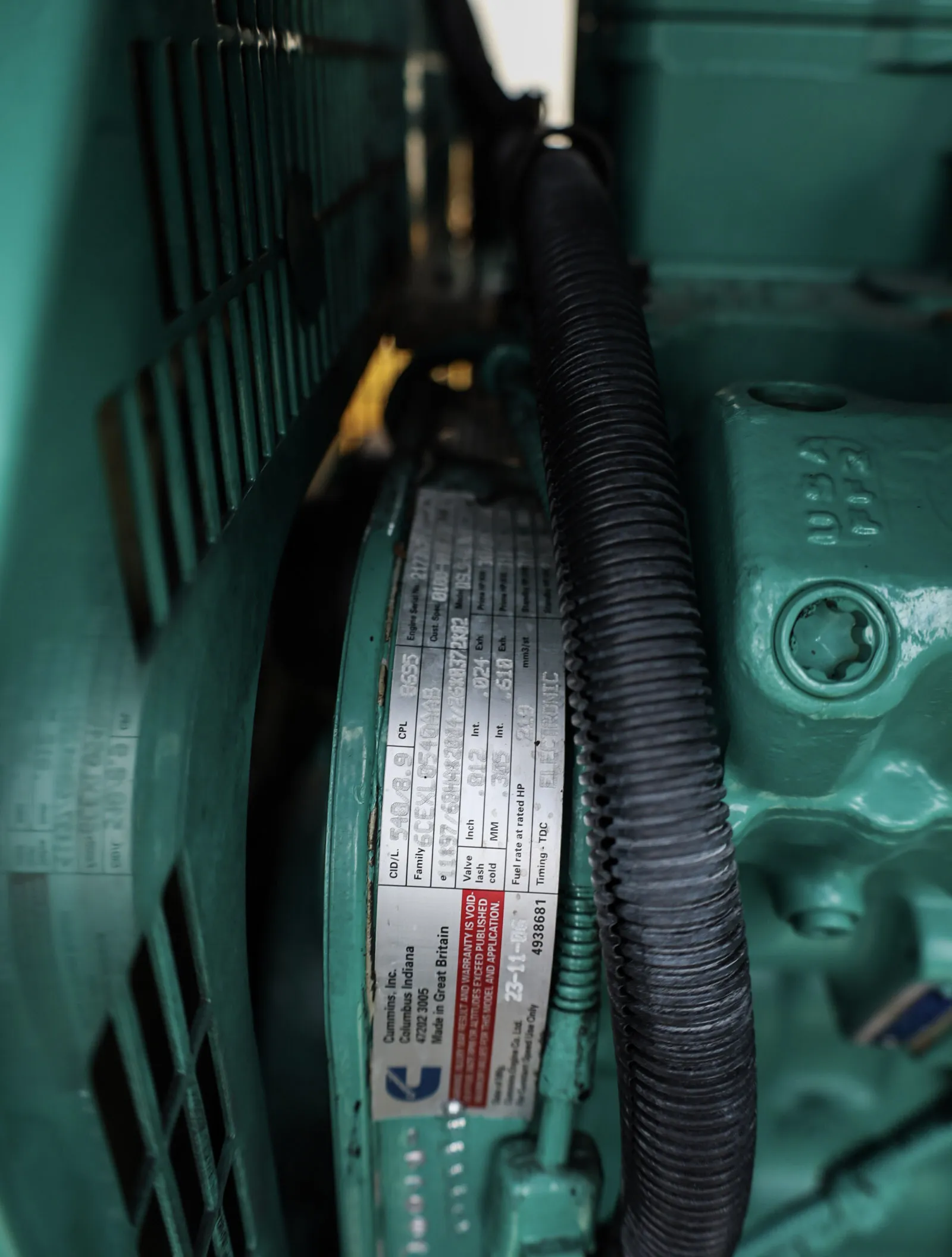 5 200kw cummins industrial generator unit 092760 control panel