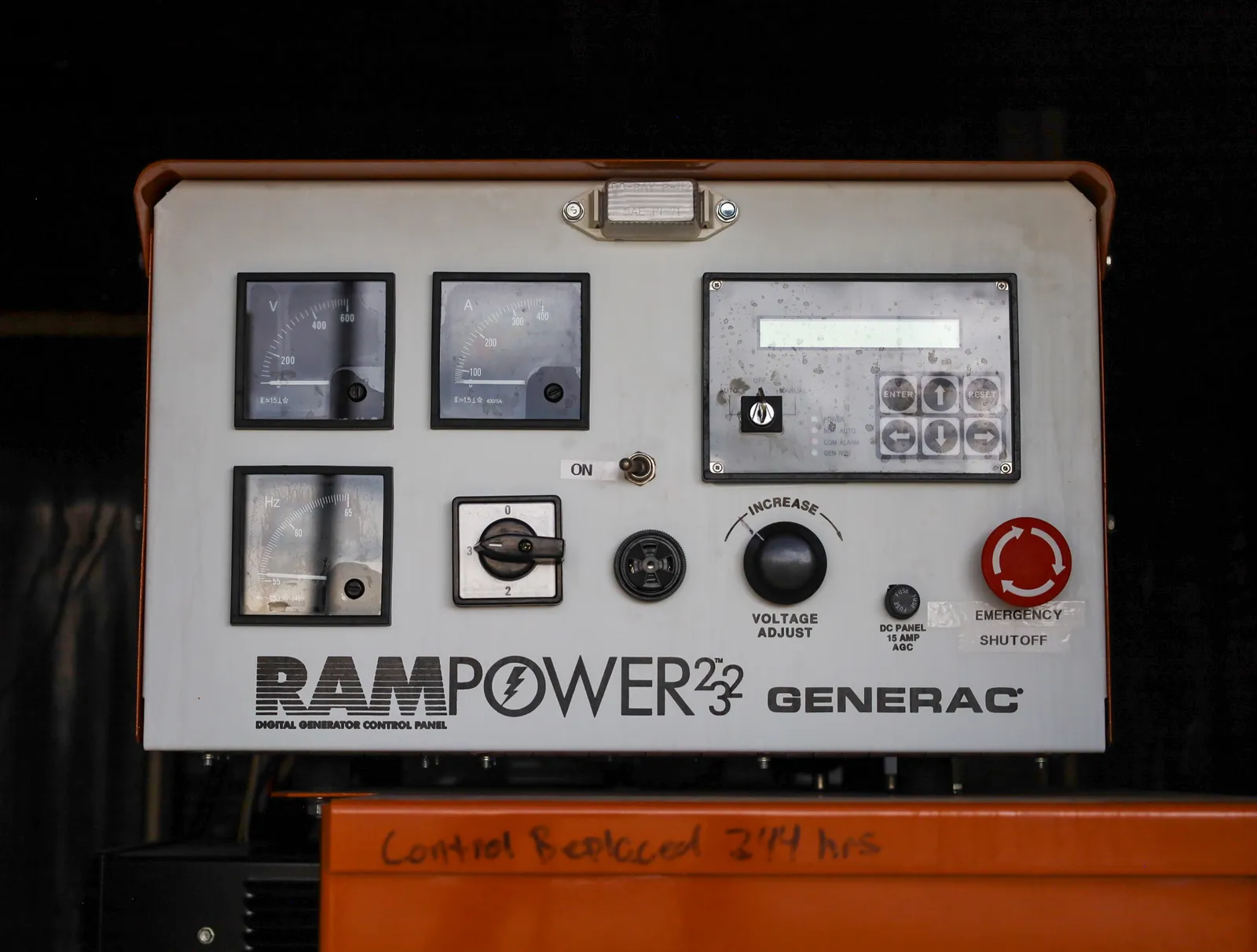 5 300kw generac industrial generator unit 092762 control panel