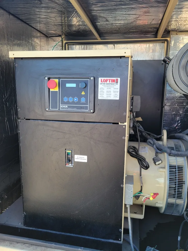 5 80kw kohler industrial generator unit 092751 control panel