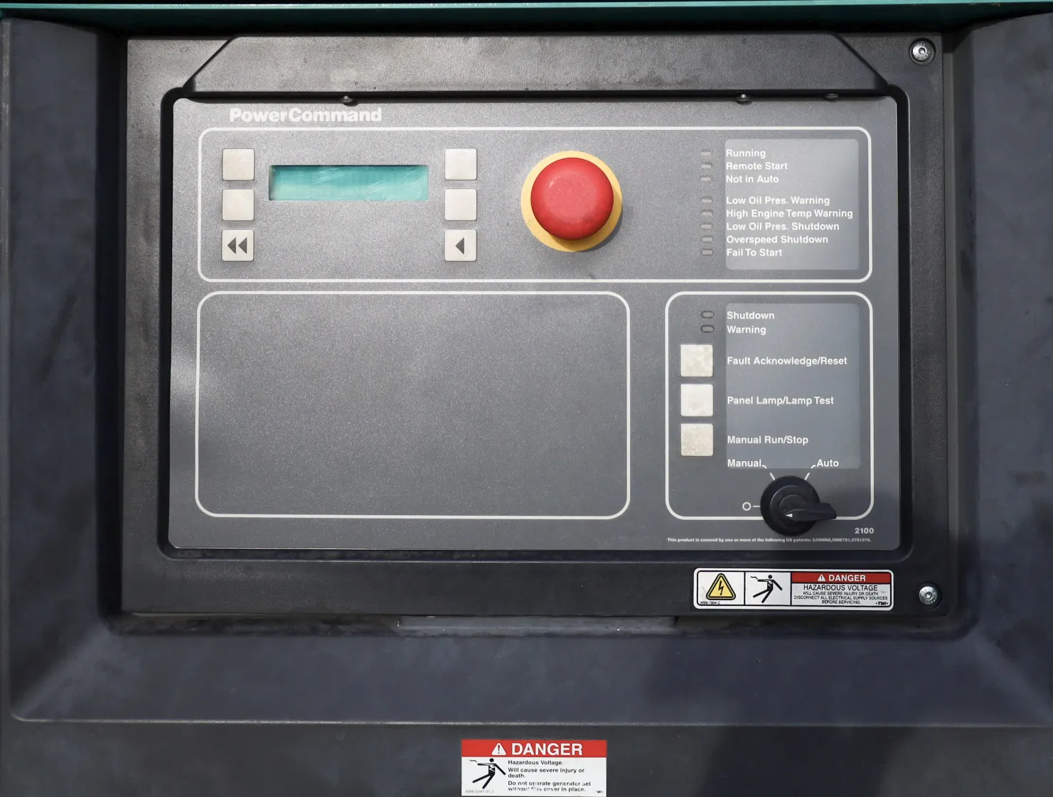 6 200kw cummins industrial generator unit 092760 data tag