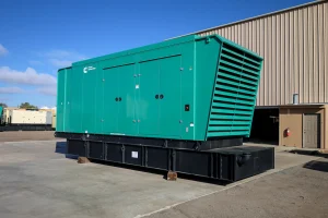 1 1000kw cummins industrial generator unit 091507 exterior