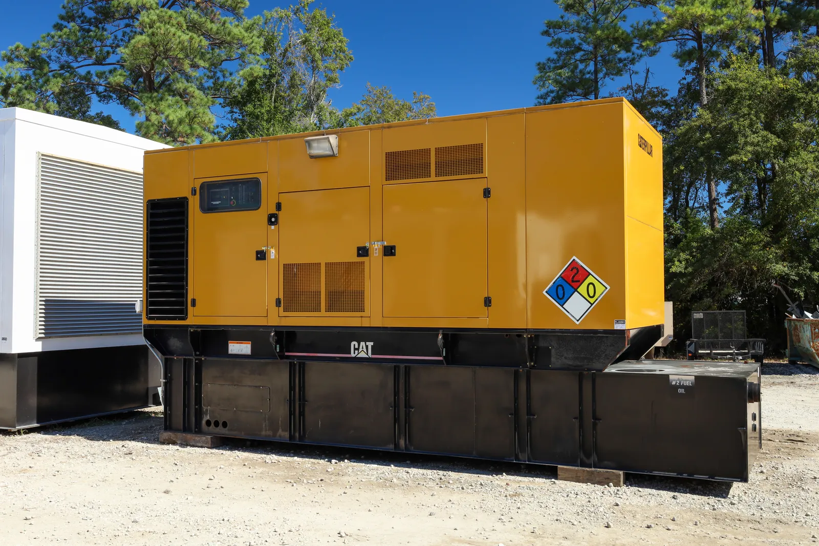 1 600kw caterpillar industrial generator unit 092901 exterior