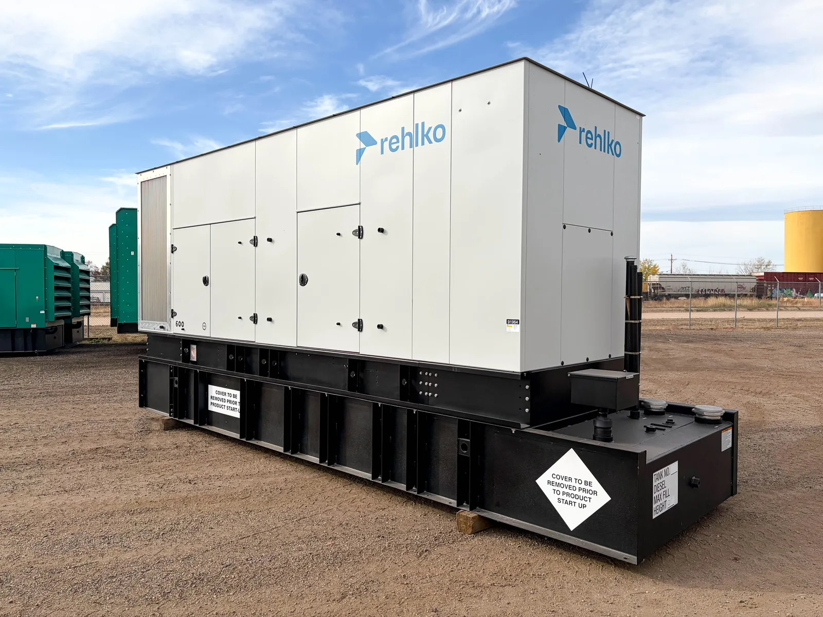 1 600kw kohler industrial generator unit 091964 exterior