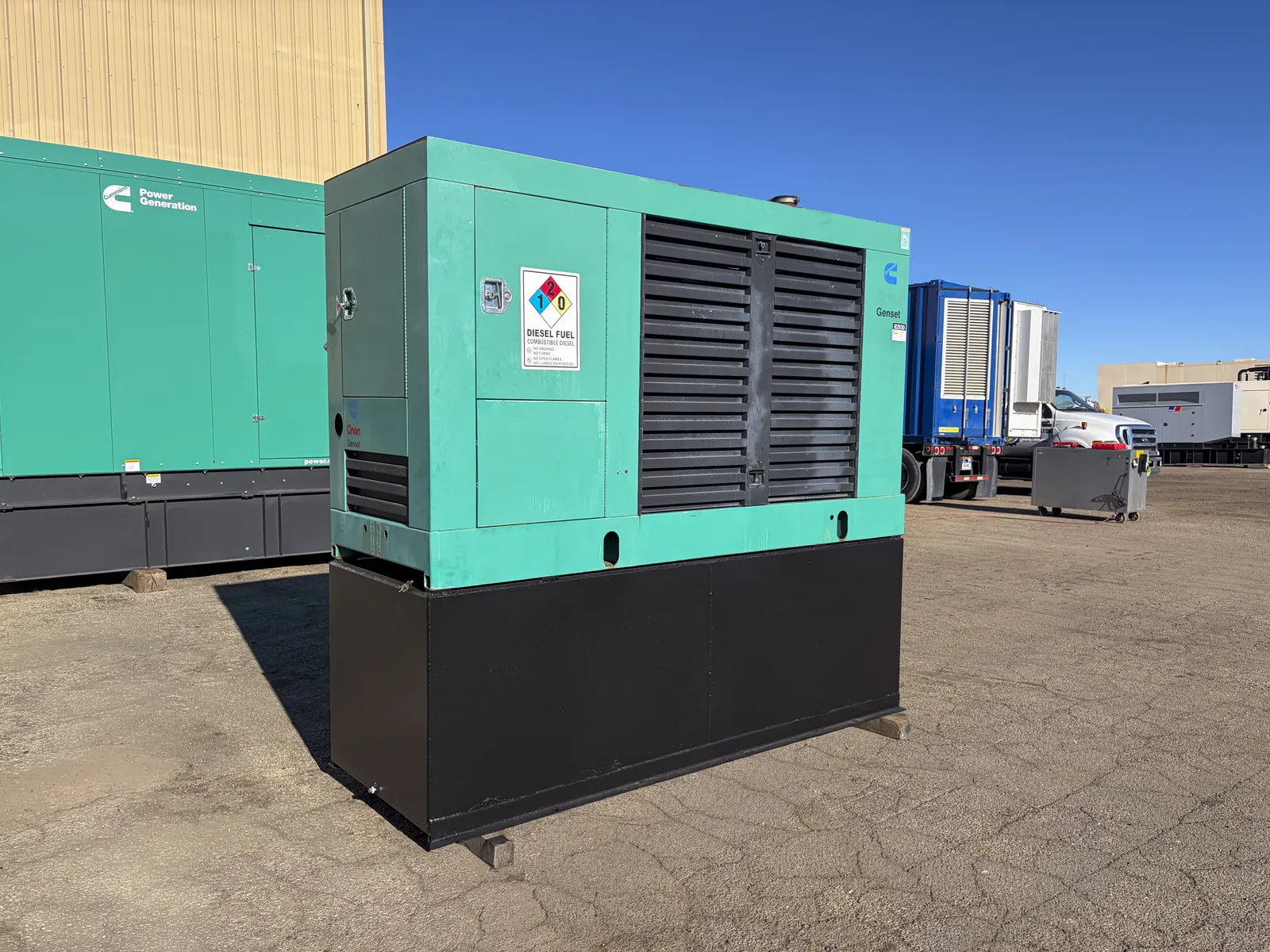 2 150kw cummins industrial generator unit 092930 exterior
