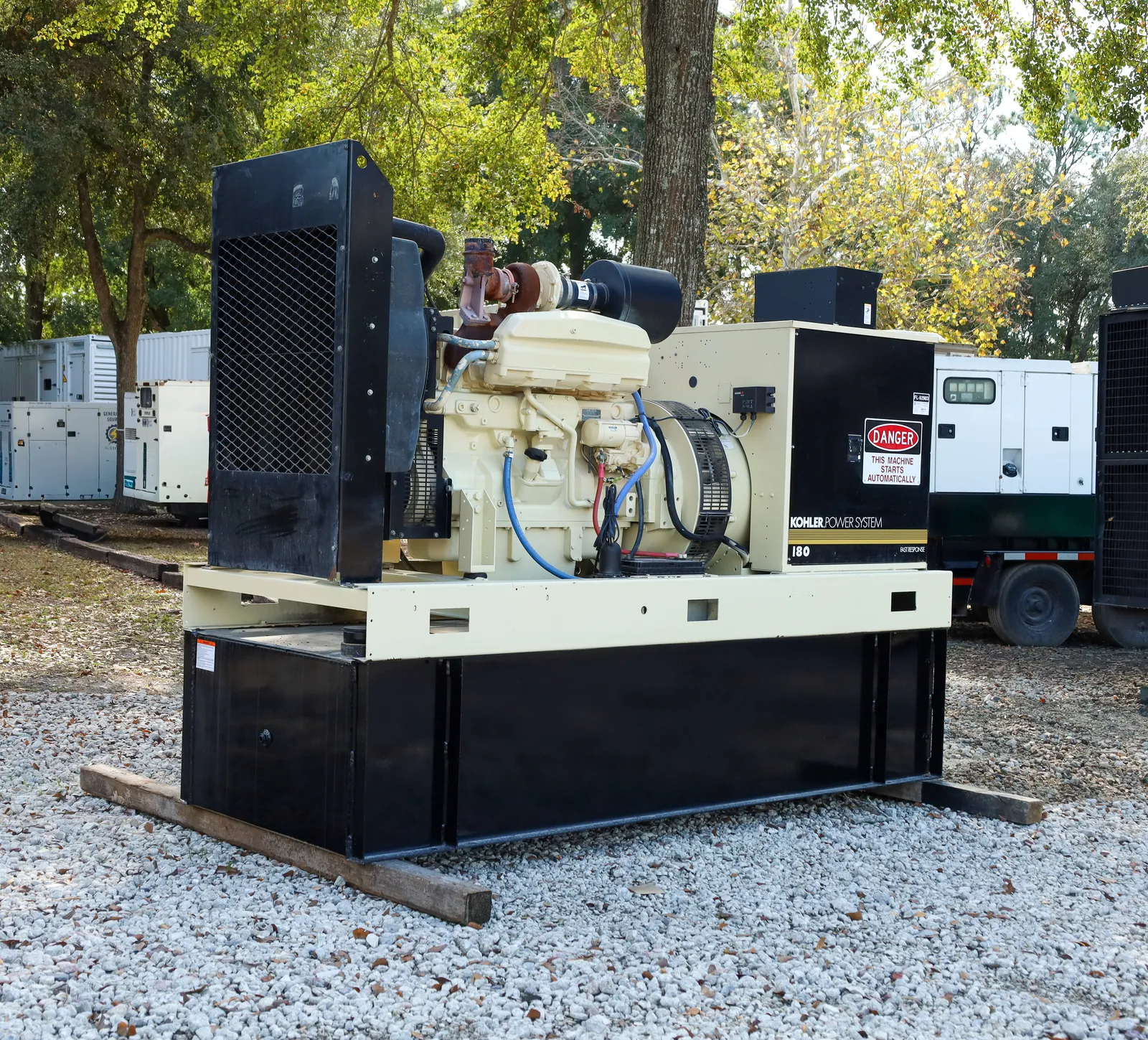 2 180kw kohler industrial generator unit 092903 exterior