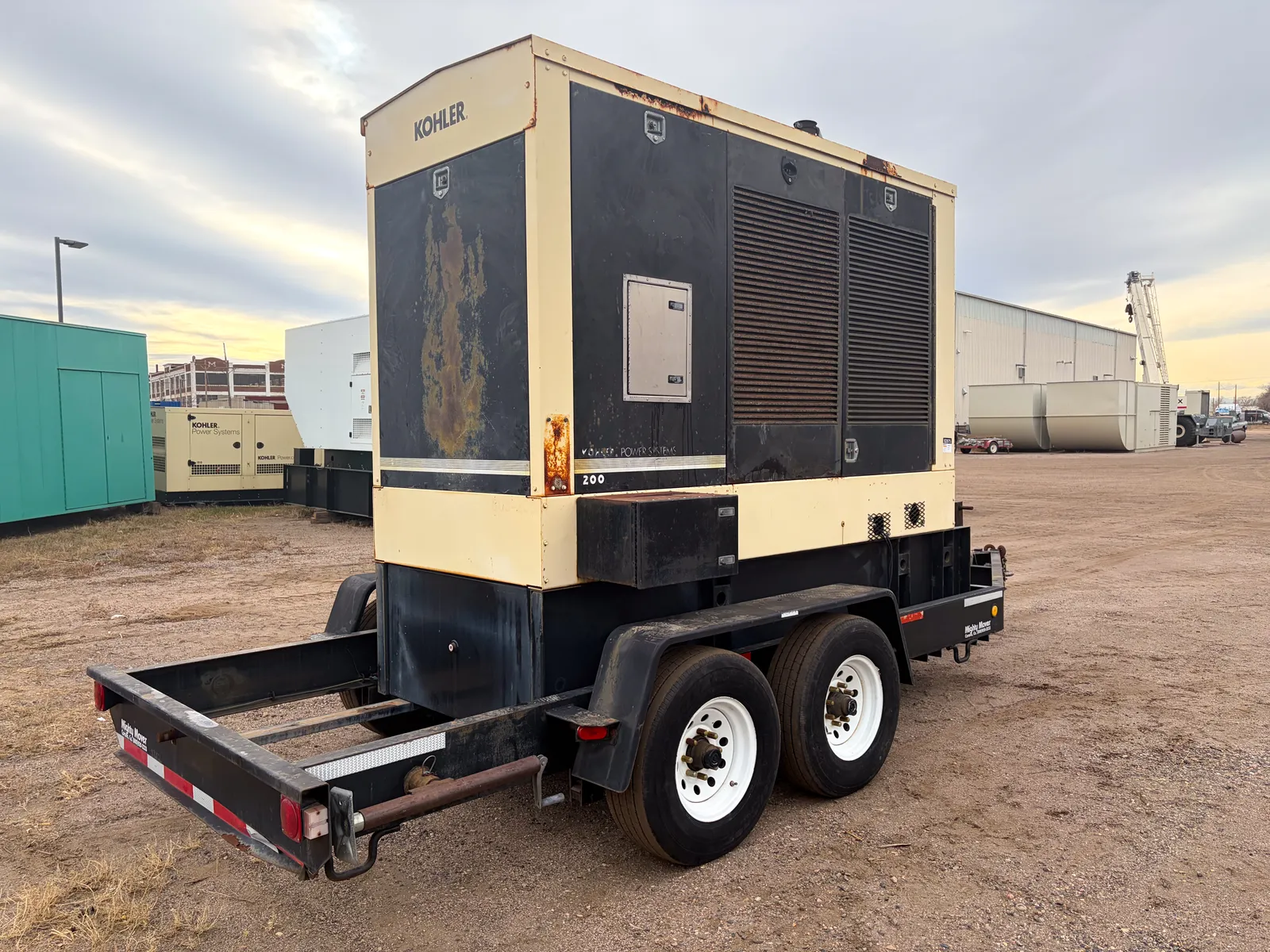 2 200kw kohler industrial generator unit 092875 exterior