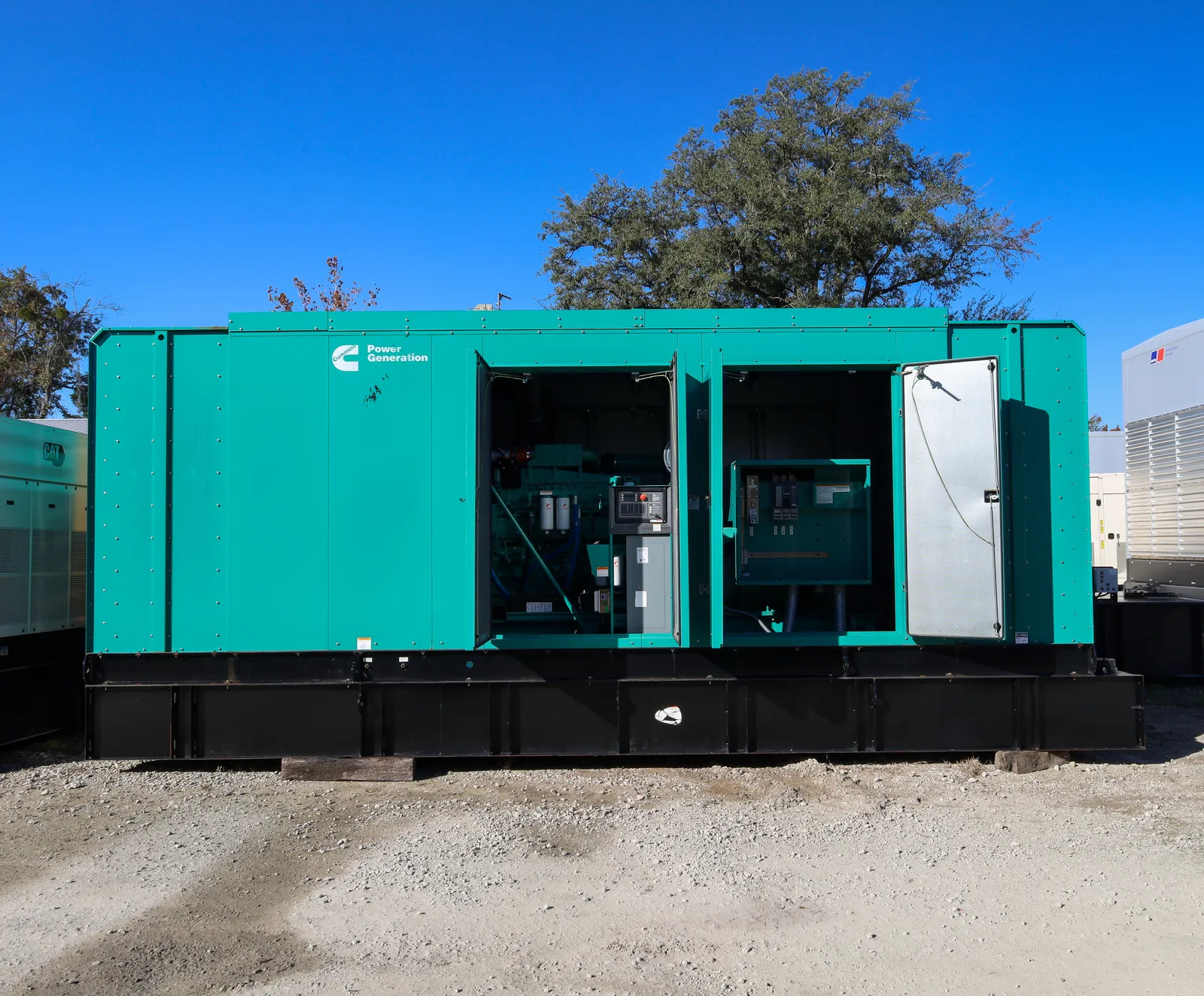 3 600kw cummins industrial generator unit 092883 engine