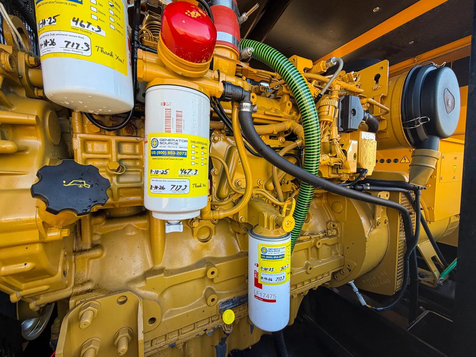 4 125kw caterpillar industrial generator unit 092939 engine