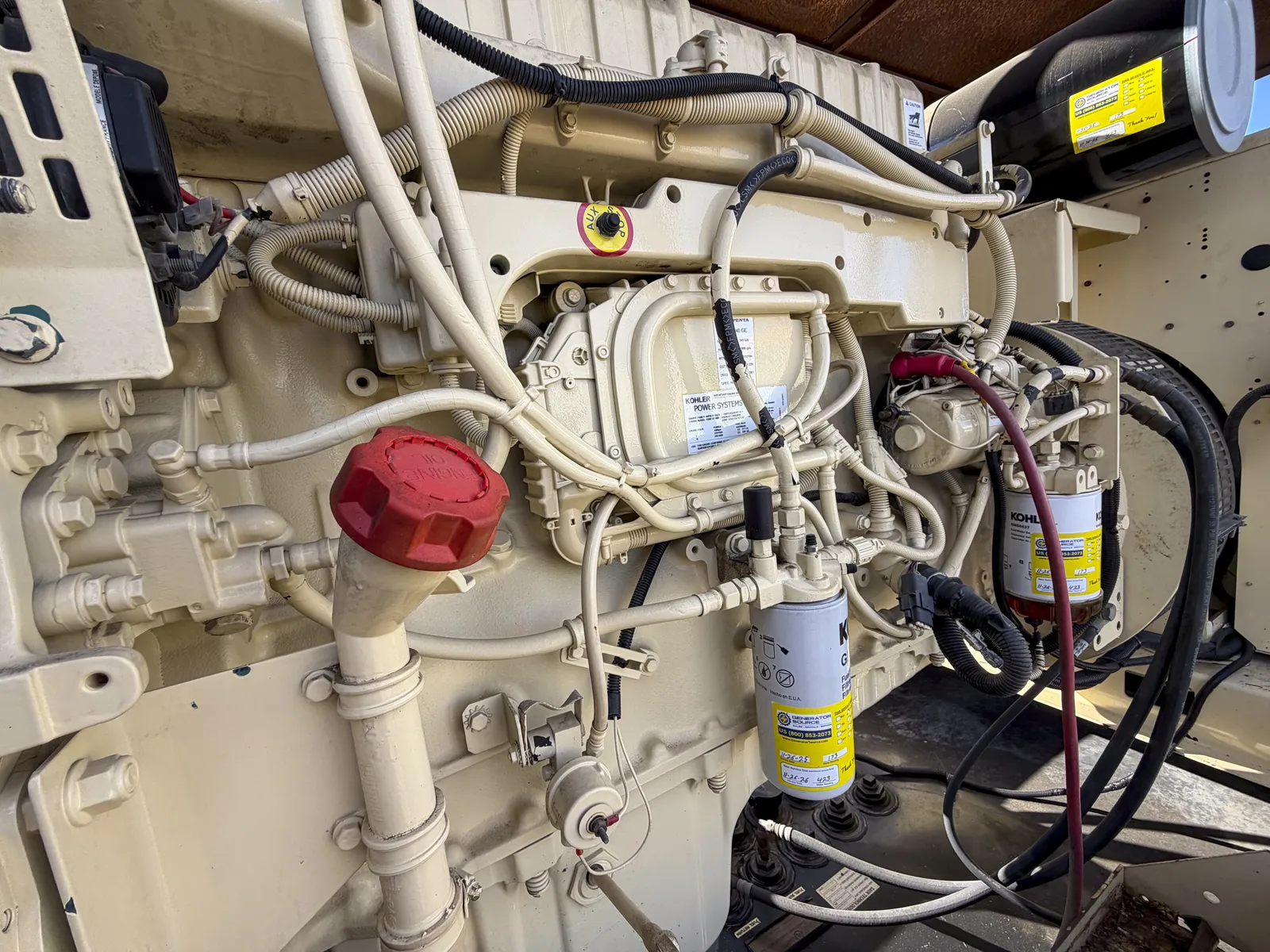 4 275kw kohler industrial generator unit 092874 engine