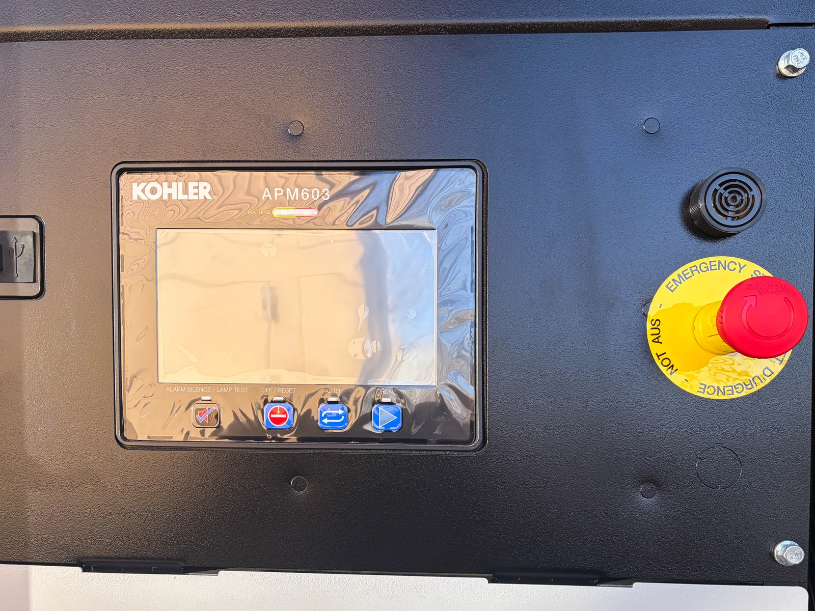 5 600kw kohler industrial generator unit 091966 control panel