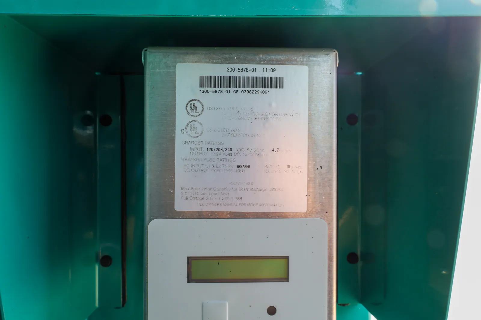 6 600kw cummins industrial generator unit 092883 data tag