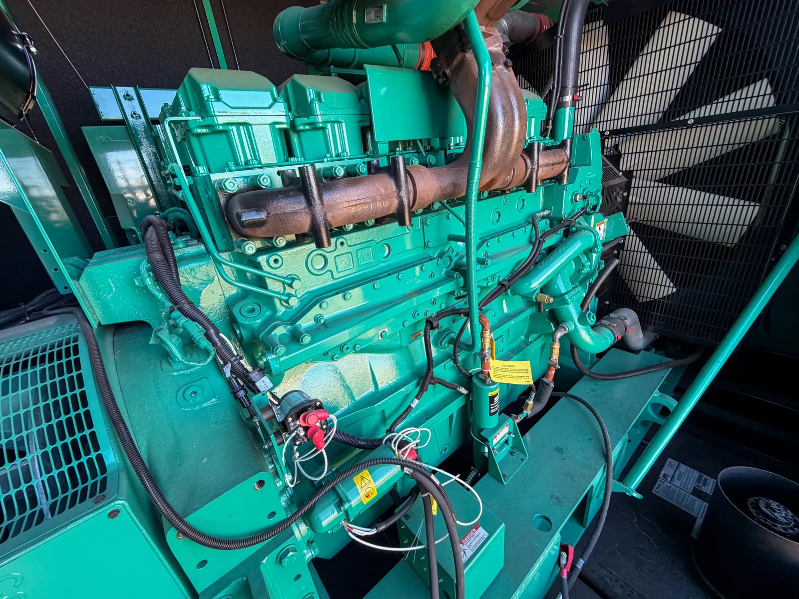 6 800kw cummins industrial generator unit 091500 data tag