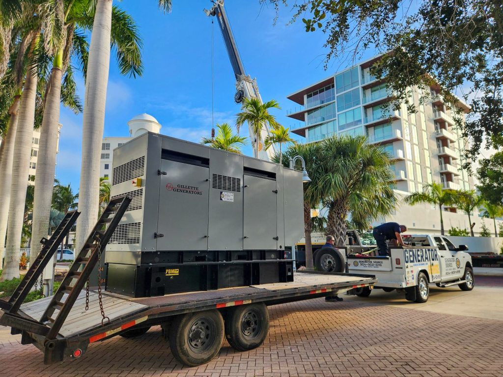 Backup Power for a 10-Story Florida Condominium 4 Sarasota Florida 200kW Gillette Diesel Generator Installation