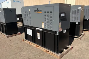1 15kw generac industrial generator unit 092957 exterior