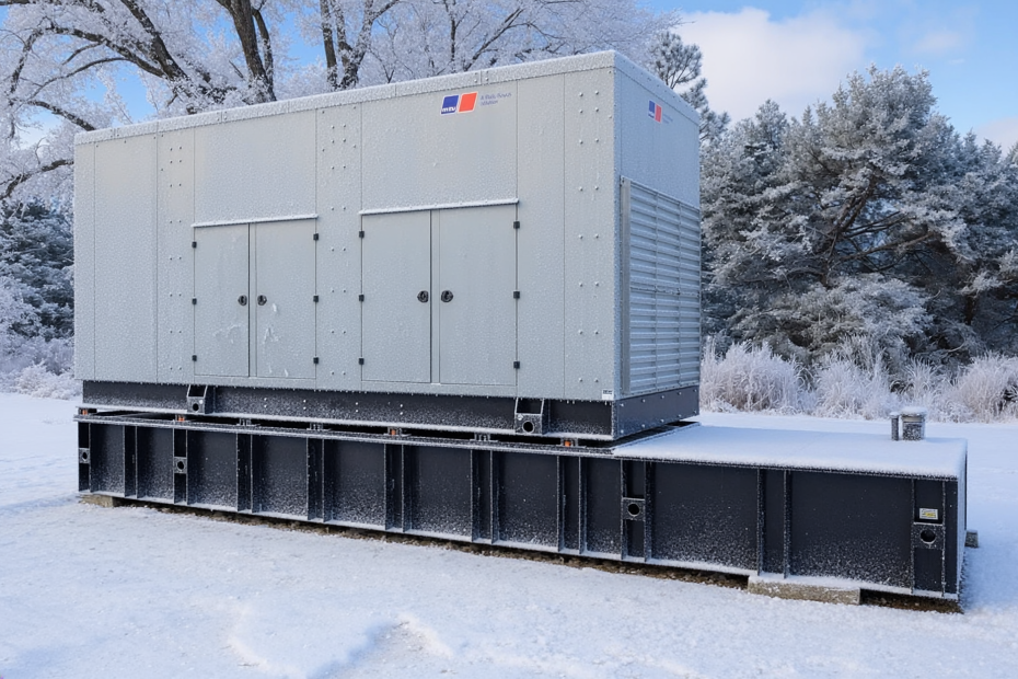 Generator winterization MTU generator