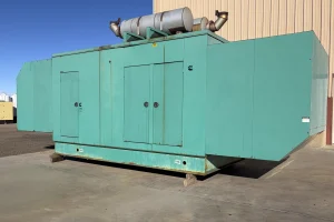 1 575kw cummins industrial generator unit 093020 exterior