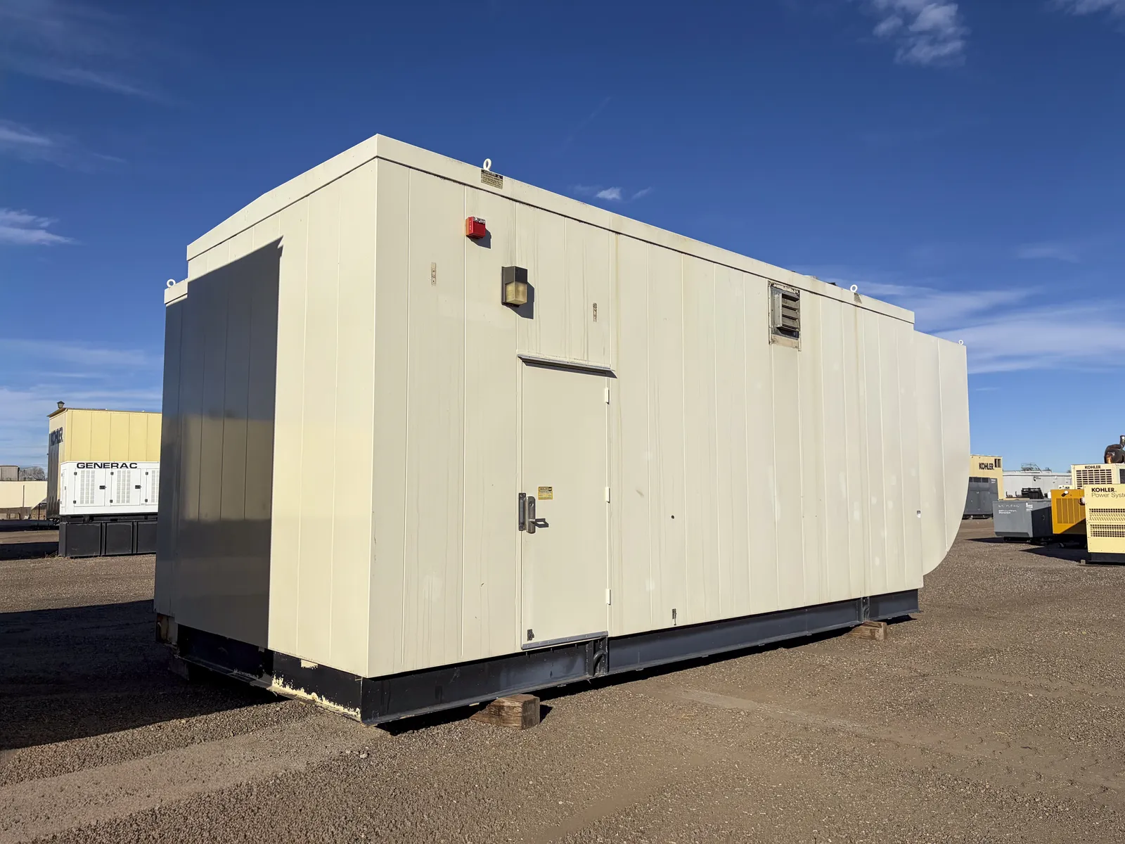 2 1250kw caterpillar industrial generator unit 092966 exterior