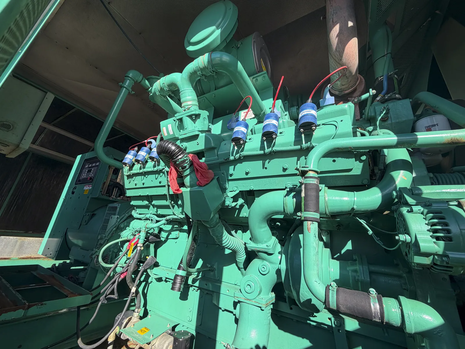 4 575kw cummins industrial generator unit 093020 engine