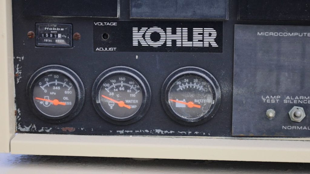 Calibrated test equipment verifying gauge accuracy