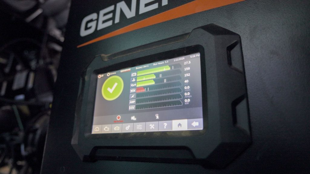 Load bank testing generator governor response