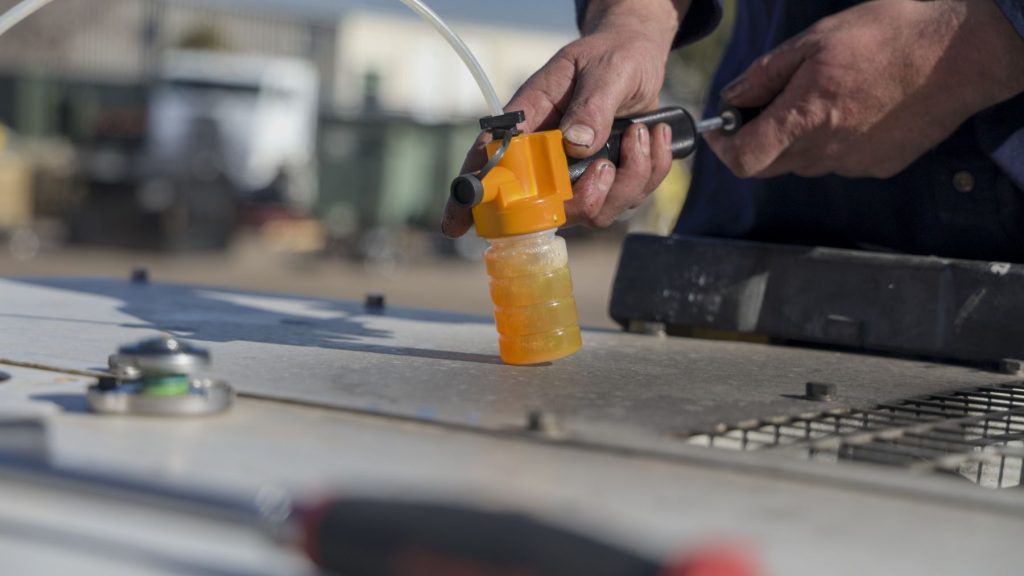 Oil analysis report showing wear metal trends over time