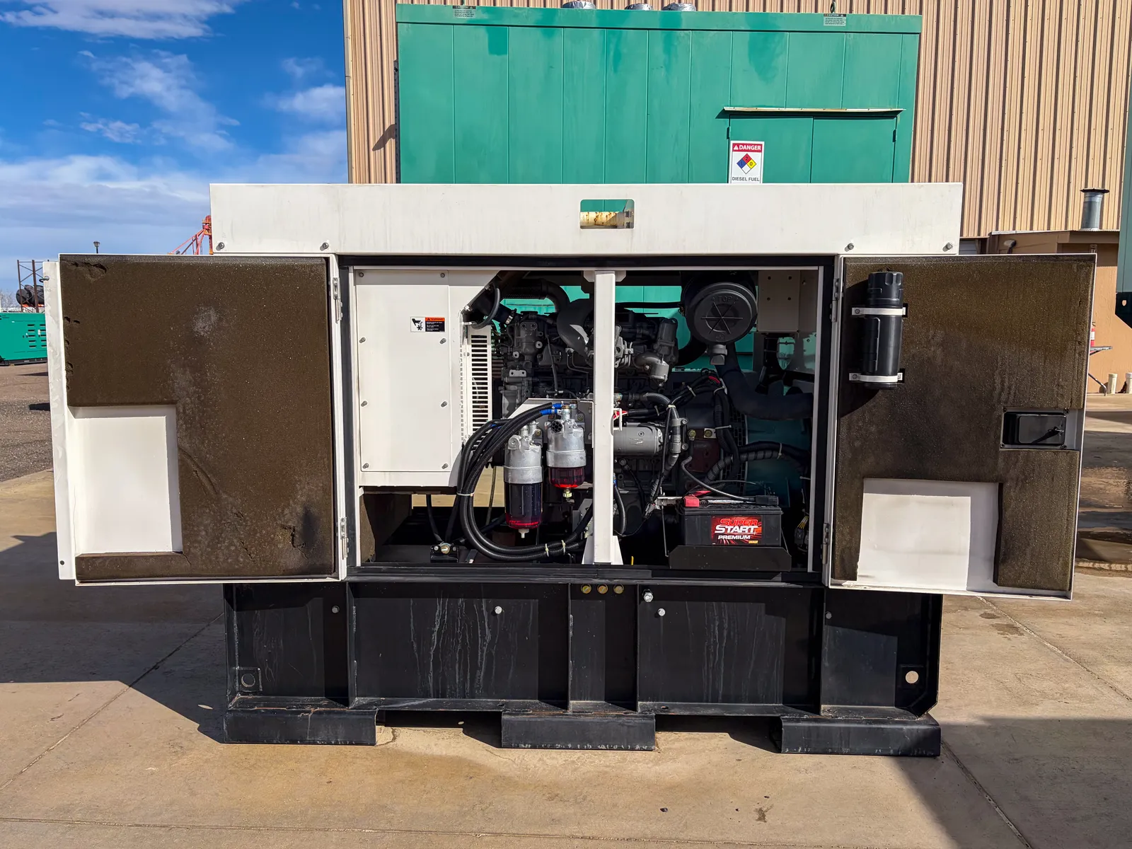 3 45kw multiquip industrial generator unit 093264 engine