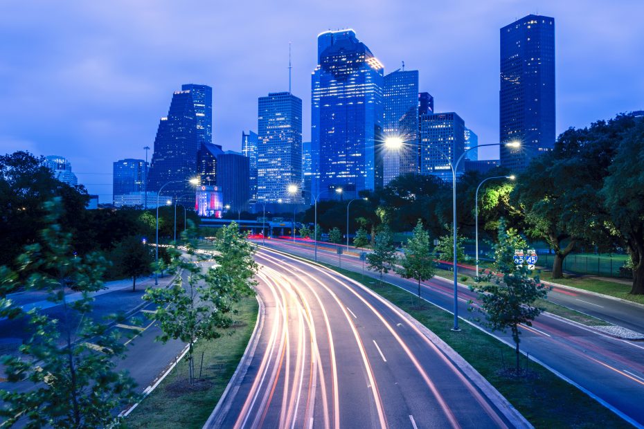 City of Houston Texas at night Generator Demand Is Rising Across Texas