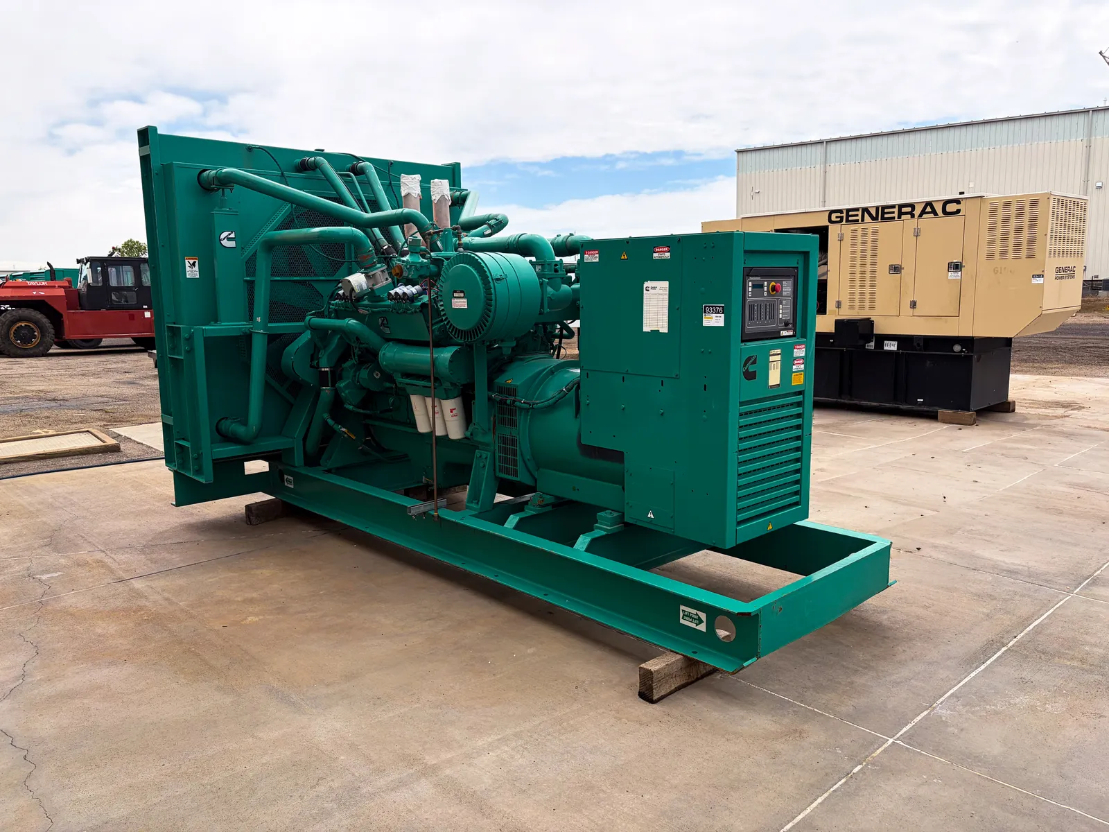 2 500kw cummins industrial generator unit 093376 exterior