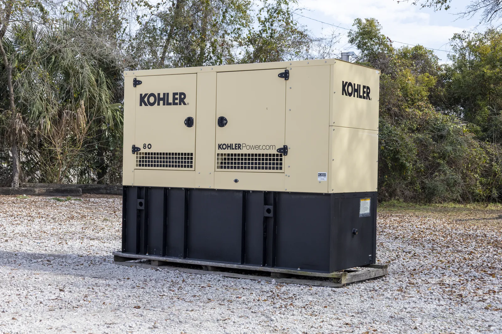 2 80kw kohler industrial generator unit 093241 exterior