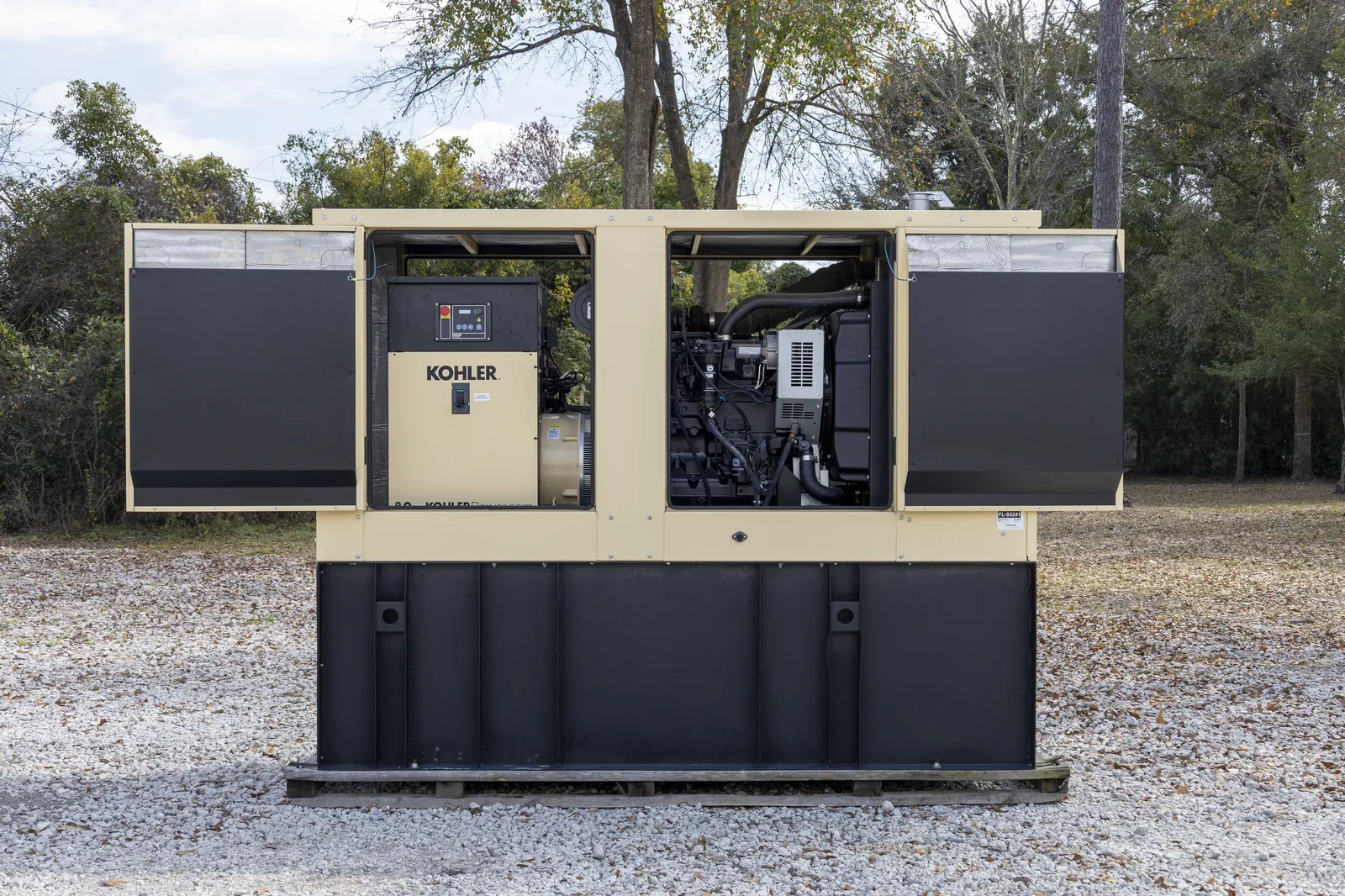 3 80kw kohler industrial generator unit 093241 engine