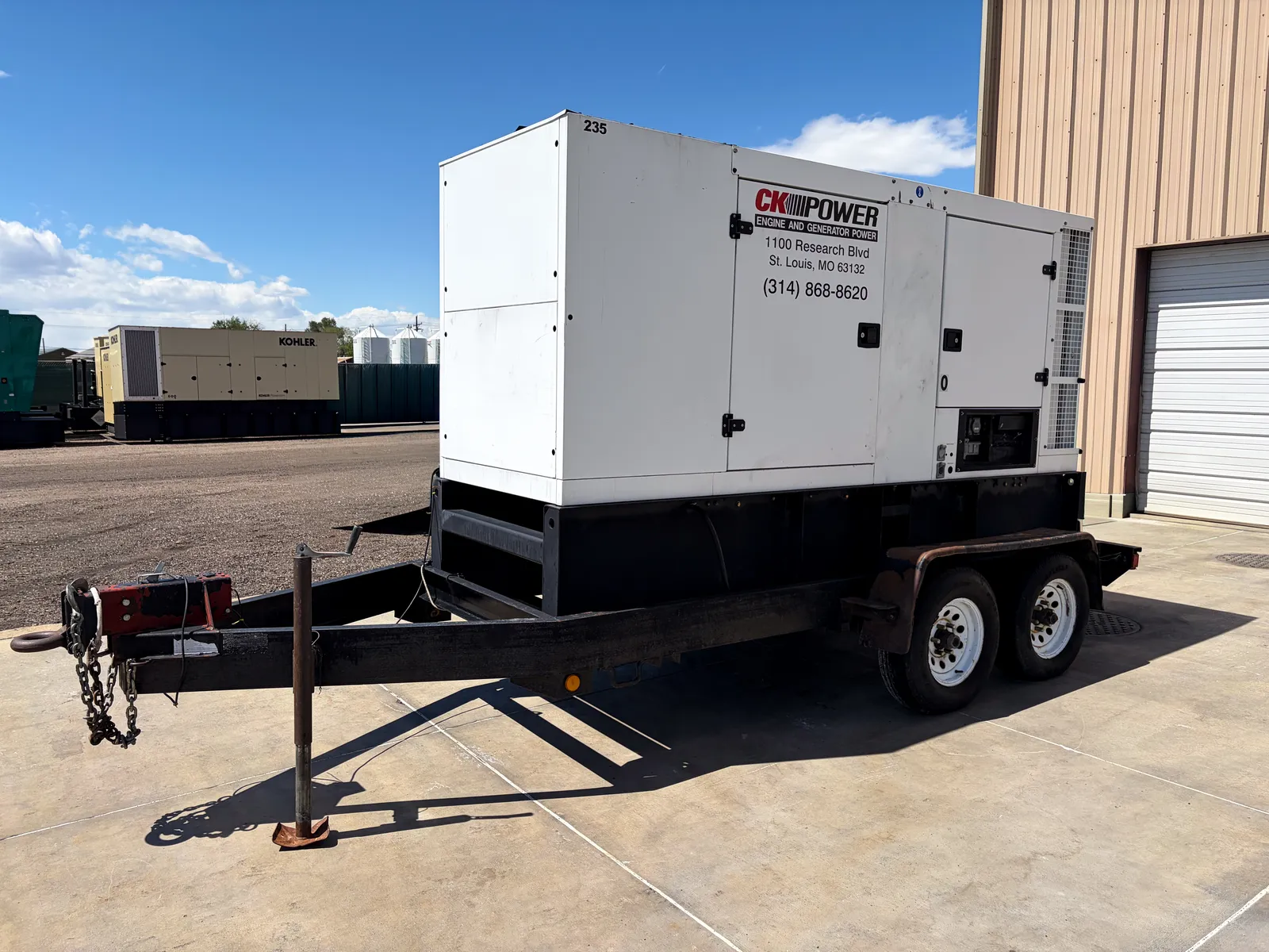2 194kw sdmo industrial generator unit 093503 exterior