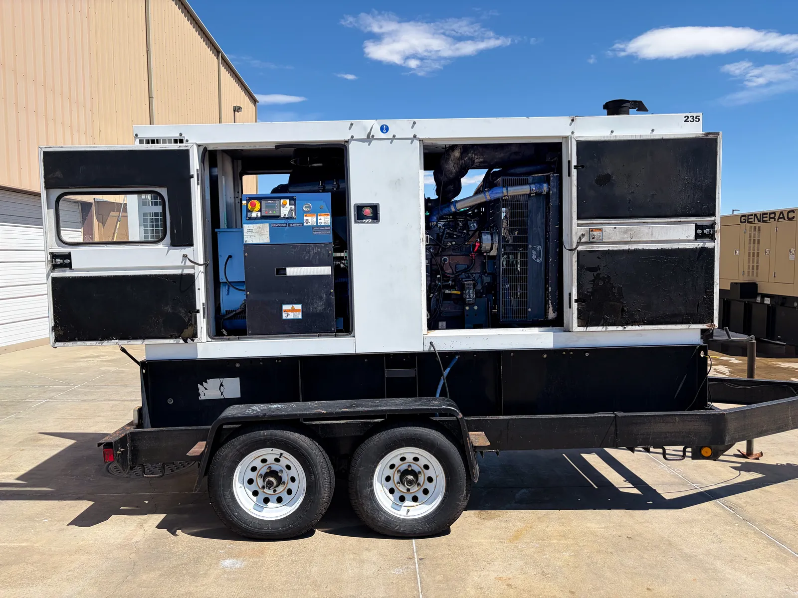3 194kw sdmo industrial generator unit 093503 engine