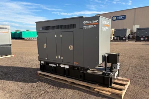 1 30kw generac industrial generator unit 093712 exterior