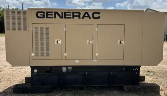 2 150kw generac industrial generator unit 093626 exterior