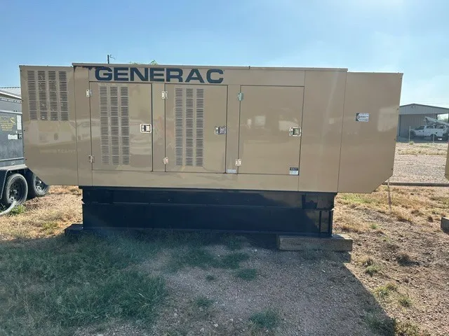 2 180kw generac industrial generator unit 093625 exterior