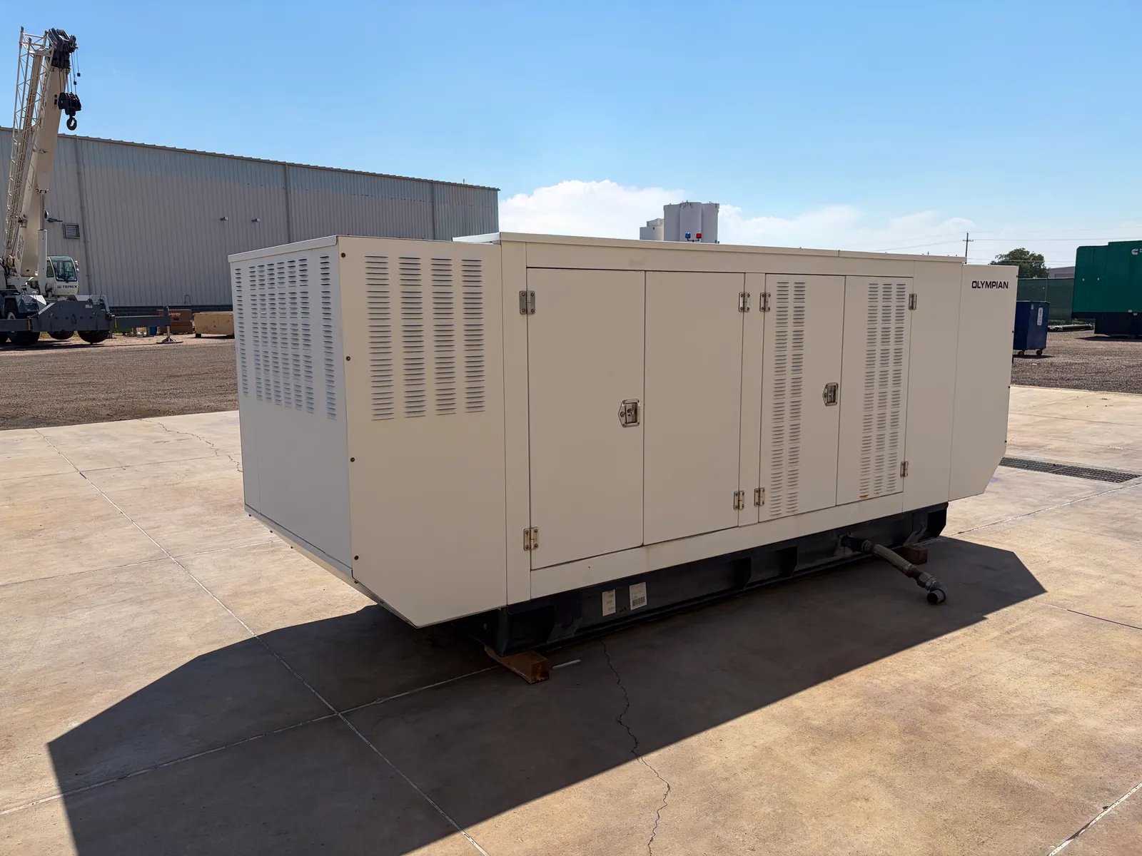 2 200kw olympian industrial generator unit 093696 exterior