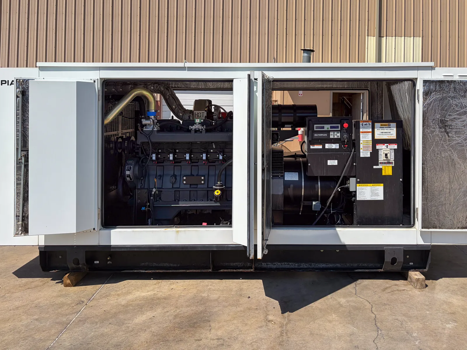 3 200kw olympian industrial generator unit 093696 engine