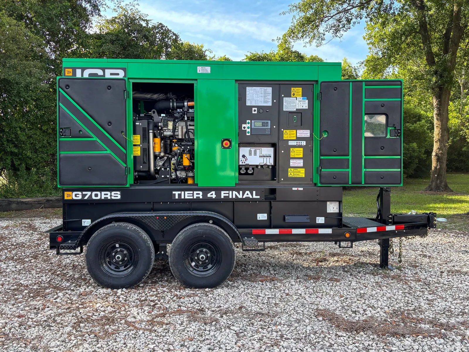 3 56kw jcb industrial generator unit 093569 engine