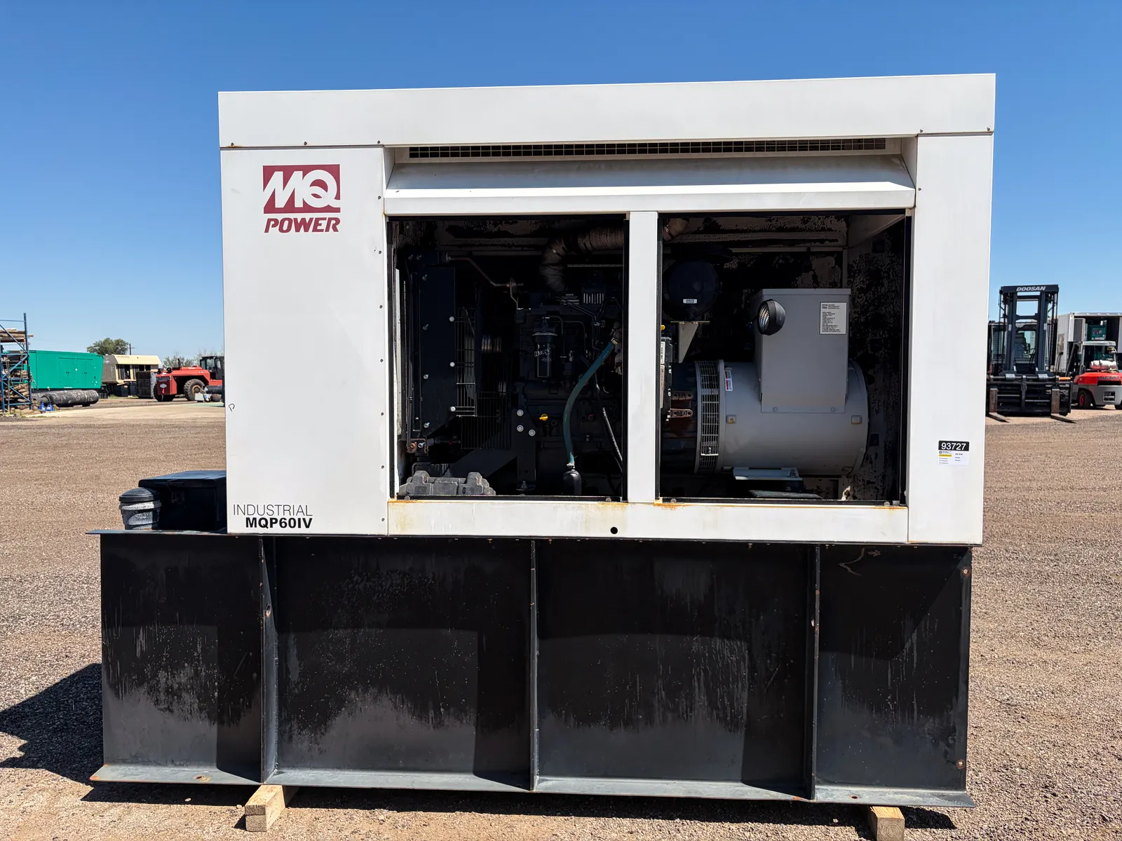 3 60kw mq industrial generator unit 093727 engine