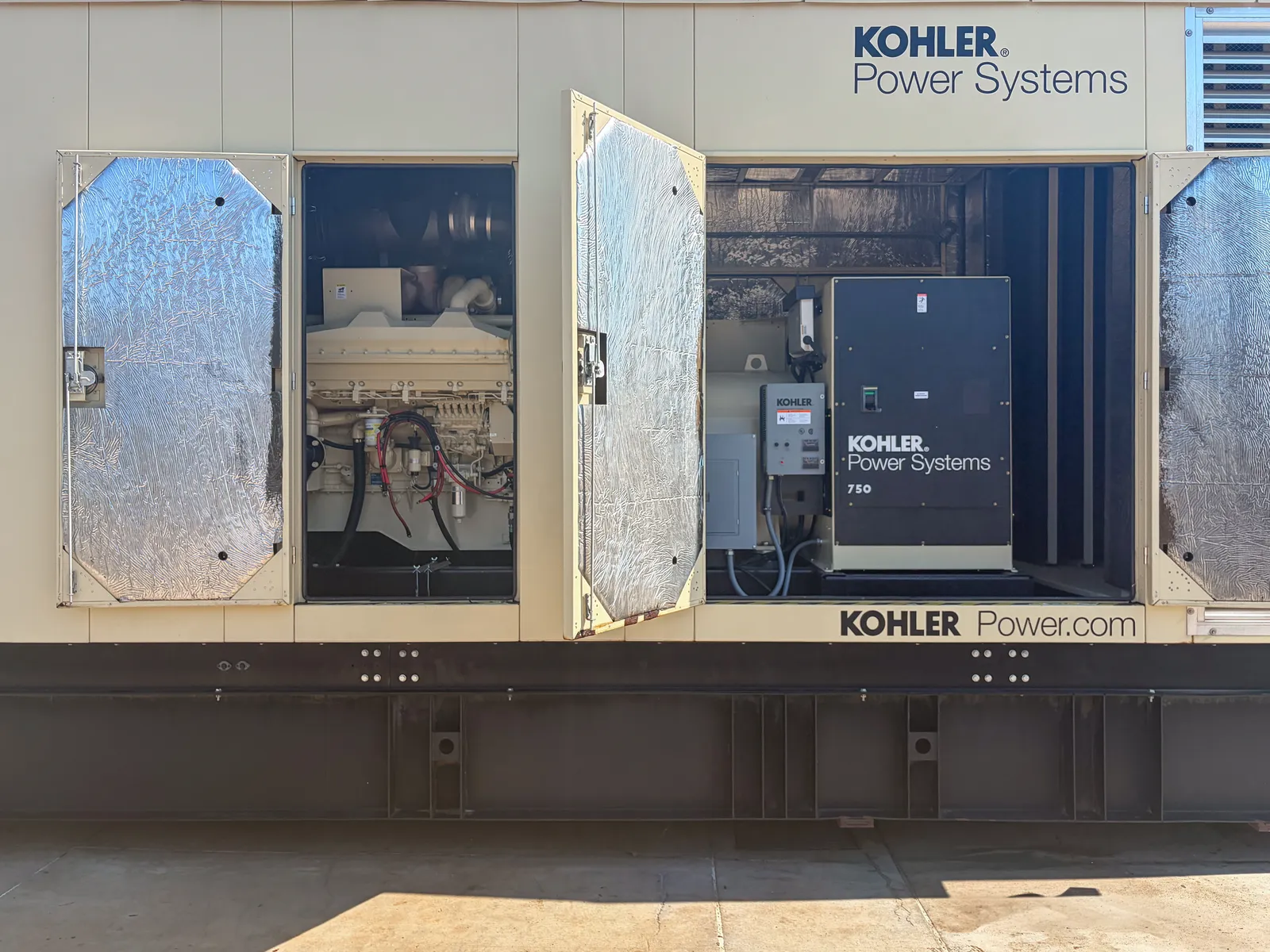 3 750kw kohler industrial generator unit 093719 engine