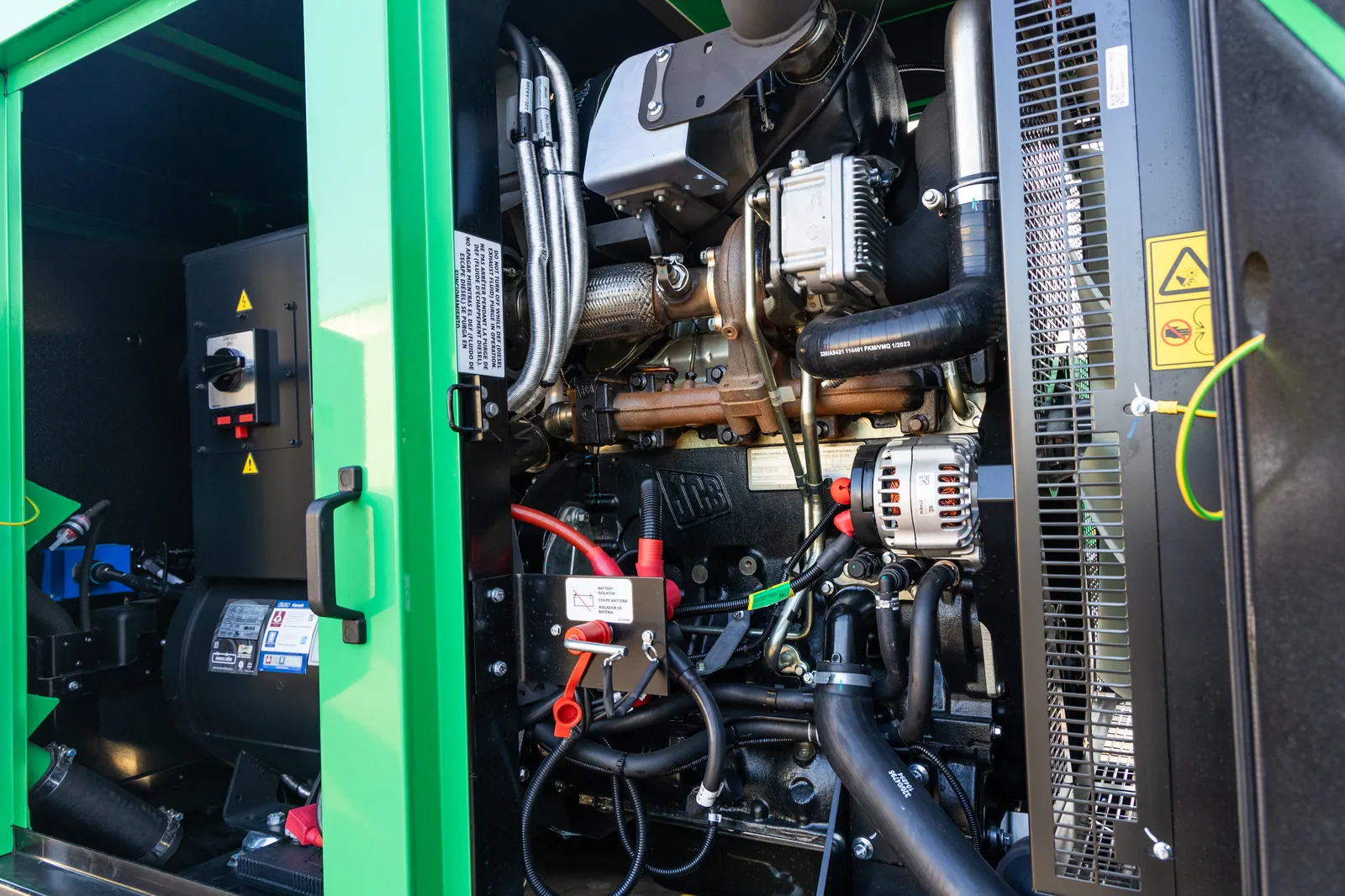4 100kw jcb industrial generator unit 093584 engine