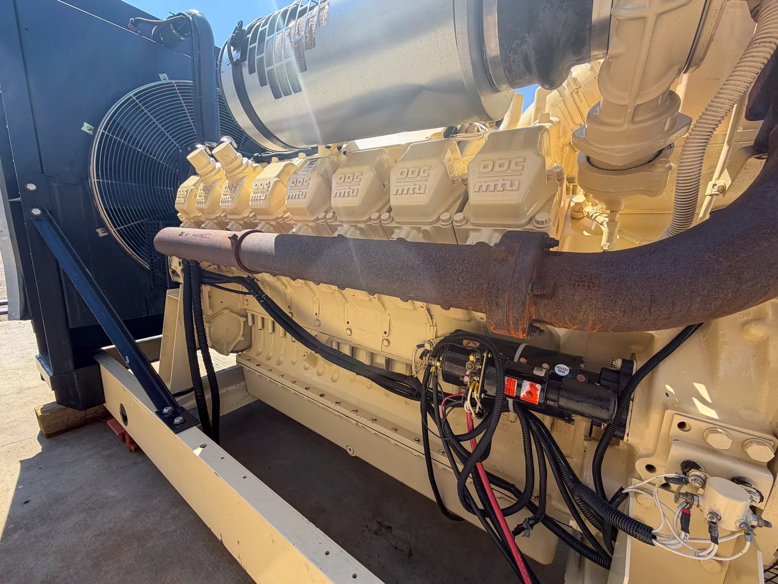 4 750kw kohler industrial generator unit 093772 engine