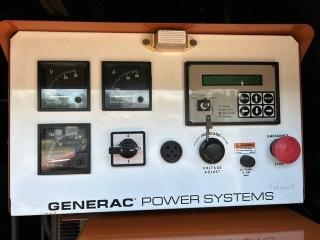 6 150kw generac industrial generator unit 093626 data tag