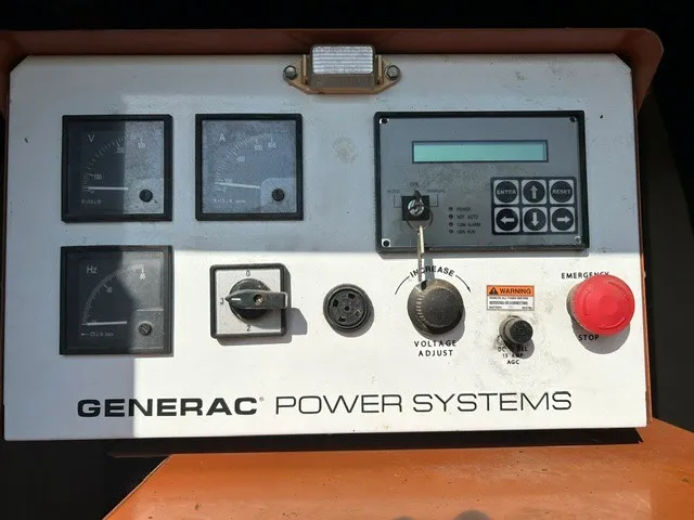6 180kw generac industrial generator unit 093625 data tag