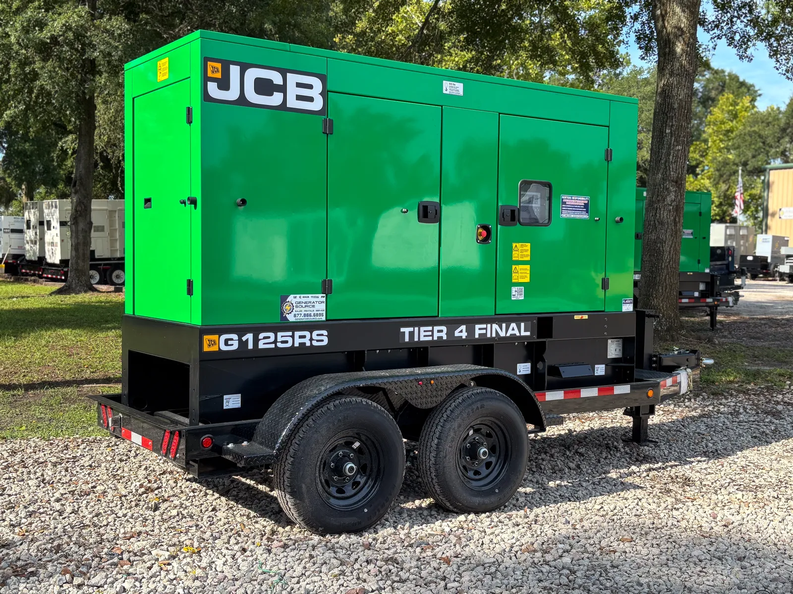 1 100kw jcb industrial generator unit 093573 exterior