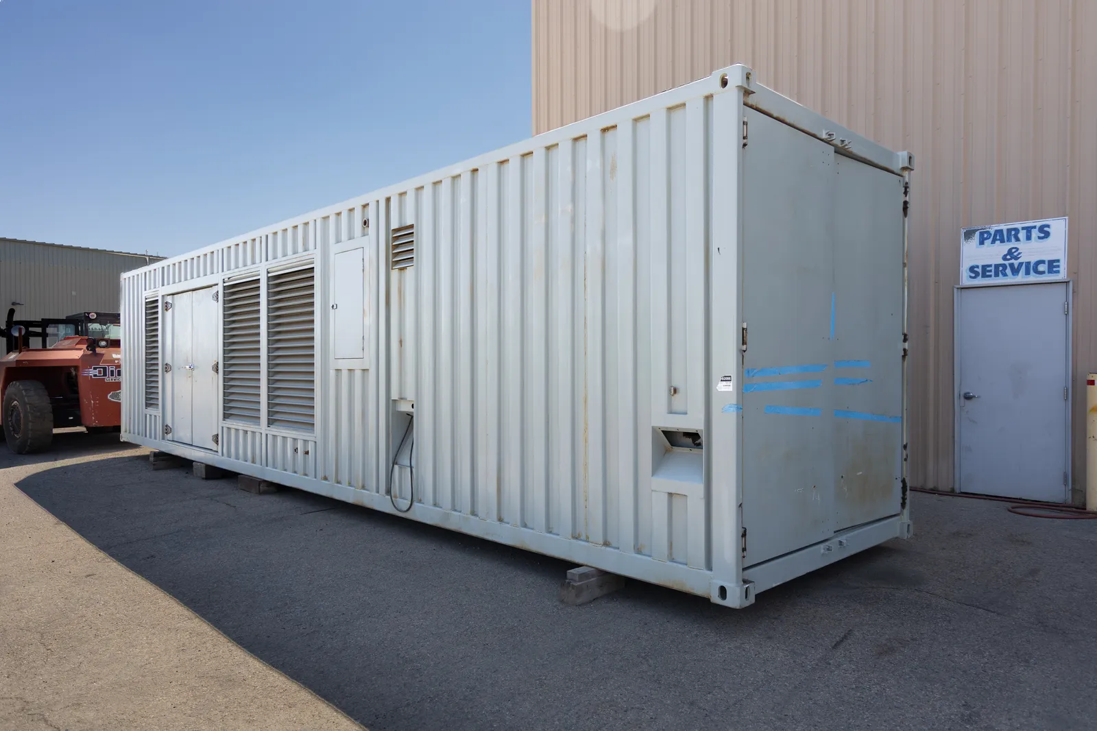 1 1500kw cummins industrial generator unit 092086 exterior
