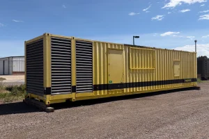 1 2000kw baldor industrial generator unit 093407 exterior